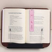 1pc Romantic Women's Butterfly Book Double Sided Stainless Steel Bookmark - Perfect Reading Gift For Girlfriend, Student, Teacher, Book Enthusiast, Holiday Gift, Christmas. - Multicolor - View 9