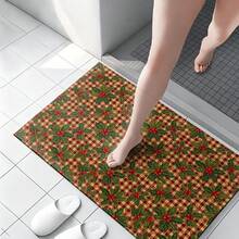 Rustic Diatom Mud Stays In Place Mat, Strong Water Drainage Made From Natural Stone Durable, Great For Tub Area, For Indoor Use. Made Of Natural Diatom Mud - Multicolor - View 1