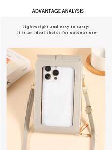 Portable Dual-Layer Phone Bag For Daily Commute - Multicolor - View 8