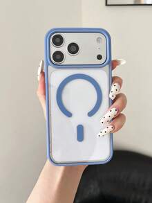 適用於 Galaxy A56 A36 A26 A16 S25FE A17 手機殼，強磁吸附超薄防摔保護殼，S25 Ultra S24 Ultra 透明硬殼背蓋，適用於 iPhone 17 Pro Max、16 Pro Max、15 Pro Max、14 Pro Max、16 Pro、17 Pro、15 Pro、14 Pro、17、16、15、14、13、12、11 手機殼壓克力背蓋，適用於 iPhone 18 Pro Max、18 Pro 手機殼 - 遠峰藍 - 查看 4
