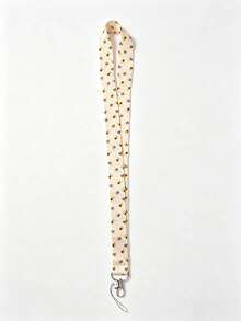 1pc Daisy Pattern Lanyard, Student ID Card Holder Lanyard, Key Chain Strap For School - Multicolor - View 11