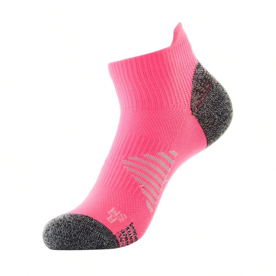 Adidas Spring/Summer Unisex Comfortable Running Sports Boat Socks Casual Socks 1 Pair JP2623 - Bright Pink/Metallic Silver - View 1