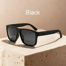 The Latest Fashionable Retro Square Colored Striped Sports Glasses Come In A Variety Of Colors For Comfortable Daily Casual Wear - F364-5 - View 14