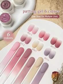 FRESCOBALDI 6-Color Highly Saturated Semi-Solid Gel Nail Polish, Suitable For Nail Salons And DIY Use All Season - Multicolor - View 4