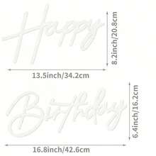 Happy Birthday Decoration, Felt Happy Birthday Letter Sign With Adhesive Backing, Suitable For Balloon Arch, Birthday Backdrop Wall Banner, Birthday Party Decoration, Balloon Arch Backdrop Decoration, Baby Shower And Birthday Party Photo Booth Backdrop, Arch Backdrop Cover, Birthday Banner, Happy Birthday Sign - Multiple Styles - View 14
