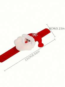 10pcs Christmas Themed Hand Clappers, Featuring Santa Claus, Snowman And Reindeer Patterns, Suitable For Holiday Decoration And Accessories, Perfect For Christmas Parties And Gift Exchanges, Fit For Everyone - Random Shipping - View 11