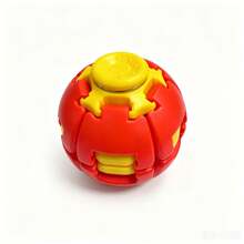 1pc 3D Printed Press & Spin Stress Relief Ball Halloween Finger Spinner Toy Random Color - Multicolor - View 8
