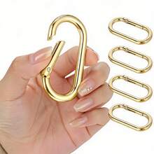 Durable Wear-Resistant Metal Keychain, Minimalist Versatile Style, Round Ring Waist Hang Design, Portable Hook Accessory, Key Bag Pendant, Suitable For Daily Commute, Luggage Decoration, Personal Storage - Durable and Wear-resistant - View 9