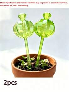 1/2/4pcs Cactus Shaped Automatic Watering Device - Plant Automatic Slow-Release Watering System, No Electricity Required, Suitable For Succulents And Fresh Flowers; Made Of Plastic Material, Large Capacity Design, Narrow Mouth Structure Can Extend Watering Interval; Essential For Indoor And Outdoor Gardening, Achieve Automatic Drip Irrigation. - Multicolor - View 10