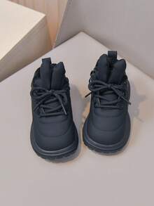 Casual Fashion Autumn/Winter Baby Walking Shoes - Black - View 2