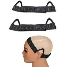 New Non-Slip Wig Grip Elastic Band For Lace Front, Wig Band With Ear Cut Outs | Non Slip, Adjustable C Shaped Elastic For Lace Front Wigs, C Shaped Ear Curve Headband For Women - View 9
