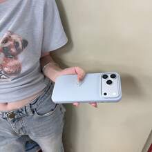 適用於 iPhone 18 Pro Max 18 Pro 17 Pro 17 Pro Max 17 液態矽膠 3 層全包覆軟膠橡膠手機殼，清新夏季配色，防震保護殼附防刮微纖維內裡，相容 iPhone 13 11 16 Pro Max 15 14 Plus 12 Mini XS Max 7 8 Plus - 銀色 - 查看 7