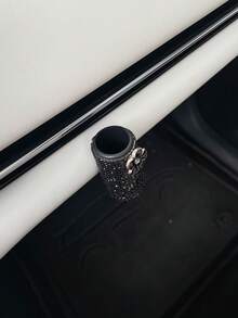 1PC Women's Sparkling Rhinestone Flower Car Console Door Storage Box Red - Multicolor - View 6