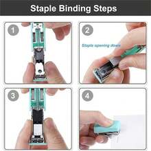 1 Set Stapler And Staples, Cute Desktop Stapler Set For Office Desk, Back To School Supplies, Christmas Gift - Sets - View 5