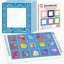 30pcs Reusable Diamond Art Release Film, Non-Stick Dust-Proof Release Paper For Diamond Painting. 10/15CM Transparent Protective Film Help Section Artwork Easily - View 20