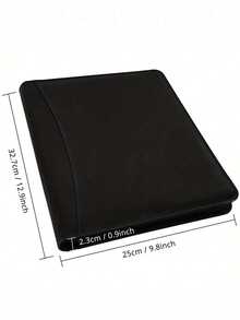 NEWHEY Zipper PU Leather Business Portfolio Notebook, With Letter Size Writing Pad, A4 Folder And Storage Organizer, Interview/Resume Document Organizer, With Document Sleeve, Suitable For Various Occasions, Easy To Match With Various Outfits. Perfect Gift For Business Professionals And Graduates. - Multicolor - View 3