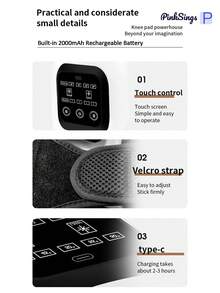 PinkSings Wireless Knee Massager With Heating And Red Light Therapy For Pain Relief, 2026 Upgraded Version, Relaxes Tight Muscles, Ideal Gift For Men And Women - View 11