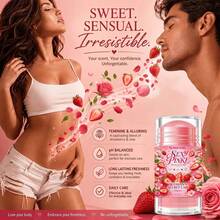 SUMIFANG Strawberry Intimate Care Cream, Soft & Radiant, With Natural Plant Extracts, 72-Hour Long-Lasting Fragrance, Repairs Dull Skin In Intimate Areas, Restores Bright & Pink Texture, 40g - 40G - View 8