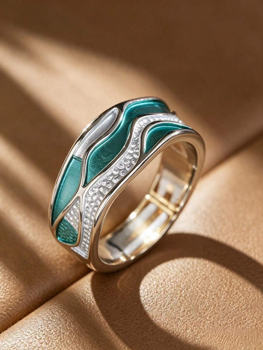 1pc Elegant Ring For Women, Wedding, Engagement, Party Jewelry, Valentine's Day Gift - 4# - View 1