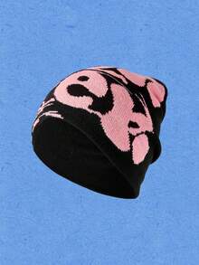 Popjeli Fashion Casual Street Dancing Hip Hop Beanie Women Winter Knitted Cap - Multicolor - View 9