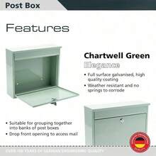 Wall-Mount Mailboxes - Chartwell Green - View 3