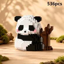 Cute Panda Mini Building Blocks Set, Micro Particle DIY Assembly Toy, Desktop Decoration, Children & Adult Holiday Birthday New Year Gift, Exquisite Small Gift - Panda - View 18