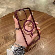 Luxury Candy 無線充電手機殼，相容 iPhone 18 Pro Max 17 16 15 14 13 12 11 Mini 15 Plus 16 Pro 17 E，磁吸保護殼 - 櫻桃紅 - 查看 8