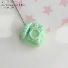 High Quality Acrylic UV Color Camera Vertical Hole Bead, DIY Christmas Holiday Bracelet, Mobile Phone Chain Pendant Accessories - Multicolor - View 24