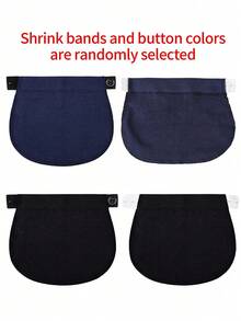 1pc Adjustable Waistband Extender, Elastic Waistband Extender With Buttons, Suitable For Maternity Pants, Mother's Day Gift For Mom - Multicolor - View 6