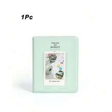 64-Slot 3-Inch Photo Album, Diamond Grid Cover, Insert-Style Mini Photo Storage Book, Suitable For Fujifilm Mini Cards, Travel Memory Collection, Daily Display - View 8