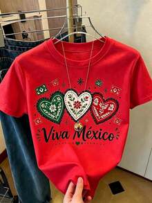 Women T-Shirts - Red - View 1