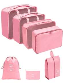 7pcs Travel Storage Bags Luggage Organizer Underwear Panties Storage Bag Clothes Garment Bag Maternity Bag Packing Pouches - Multicolor - View 20