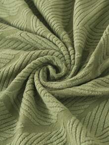 Beige Style Chair Covers Dining Chair. Simple Plant Print. For Hotels And Home Use - Green - View 7
