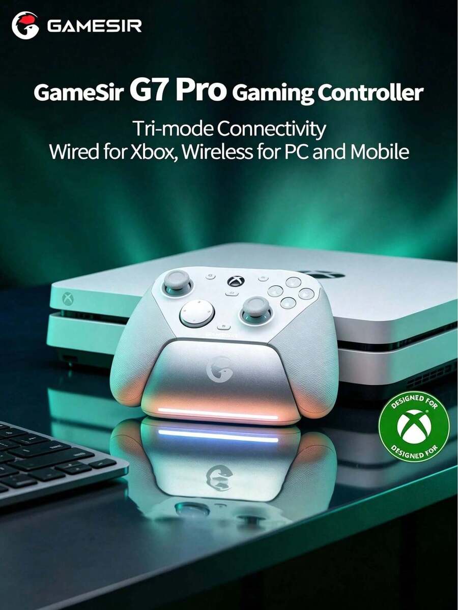 GAMESIR G7 Pro Elite Gaming Controller | Hall Effect Joystick Anti-Drift + Motion Aiming, Dual-Cut Microswitch/Linear Trigger Adjustable Travel, PC/Android/TV Universal Compatibility, Mobile/Console Game Essential - View 1