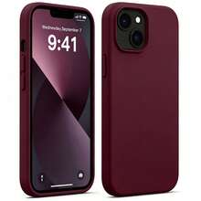 Case Compatible With Iphone 13 14 15, [Military-Grade Shock Protection] Silicone Case With Soft, Scratch-Resistant Microfiber Lining Case Compatible With Iphone 16 Pro Max 17 Pro Max XS Max XR 7 8 Plus SE2022 6s 6s Plus 12 Mini 11 - Plum - View 1