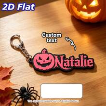 Customized Halloween Name Letter Key Chain, Spider Web Spider Letter Bag Pendant, Commemorative Gift For Friends. - Multicolor - View 10