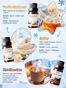 EMBRACEX. 10ml 熱巧克力香氛精油，濃郁甜美香氣，冬季溫暖必備，節日禮物，冬季浪漫香調，適合製作蠟燭 - 熱巧克力 - 查看 3