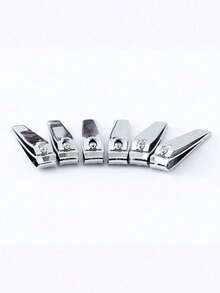 3pcs Silver Stainless Steel Nail Clippers, Straight Edge Nail Clippers Suitable For Men And Women Nail Care Tools - Silver - View 9