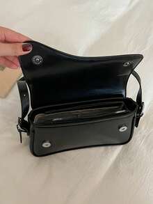 New Versatile Shoulder Bag - Black - View 8