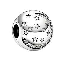 1pc Vintage Silver Plated Large Hole Bead Cat Dog Turtle Bee Animal Hollow Heart Shape Pendant, Handmade Jewelry, Suitable For Girls Bracelet Gift - Silver - View 11