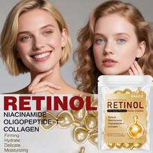 30 Capsules Collagen Essence, Deep Hydration, Contains Retinol, Niacinamide, Alcohol-Free, Suitable For All Skin Types, Refines Skin - Capsule Essence - View 4