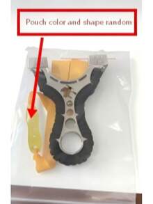 Alloy Slingshot Accessory Set, Outdoor Leisure Entertainment Toy Bow With High Elasticity Rubber Band, Adult Leisure Sports Equipment - A - View 10