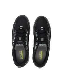 Skechers男鞋2026新款GO RUN CONSISTENT緩震輕便網面透氣跑步鞋運動鞋220034-BKGY - 黑灰色 - 查看 5