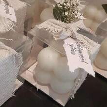 1/5/20/50pcs Transparent PVC Gift Boxes, 3 Sizes, Candle Packaging Party Supplies Favor Boxes - Multiple Styles a - View 10