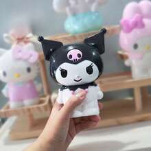 SANRIO 1pc Cute Kuromi And Pompompurin Pen Holder, Floral Arrangement Ornament, Multifunctional Storage Box, Anime Fan Desktop Pen Holder, Vanity Makeup Brush Organizer, Toothbrush And Toothpaste Display Box, Exquisite Holiday Gift, Best Gift For Students - Multi-color - View 10