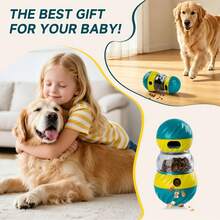Adjustable Snack Dispenser Interactive Dog Toy - Puzzle Toy Suitable For All Breeds, ABS Material Puppy Brain Development Activity, Snack Dispenser For Cognitive Stimulation & Boredom Relief, Ideal Gift For Puppy Training Games - Teal Blue - View 8