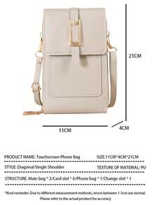 Portable Dual-Layer Phone Bag For Daily Commute - Multicolor - View 10