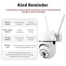 2 buah Kamera Keamanan Rumah WiFi Nirkabel Full HD 1080P, PTZ Pan Tilt Zoom, Penglihatan Malam Berwarna, Mendukung Audio Dua Arah dan Deteksi Gerakan, Kompatibel dengan Smartphone, Ditenagai USB, Cocok untuk Keamanan Rumah, Pengoperasian Cerdas Jarak Jauh melalui Aplikasi untuk Melihat Secara Real-Time, Penyimpanan Kartu TF, Penyimpanan Cloud - Putih - View 12