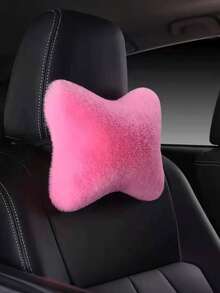Car Neck Pillow, Universal Soft Plush Bone-Shaped Headrest, Comfortable Neck Support Pillow Designed For Drivers And Front Seat Passengers - Neck Pillow - View 2