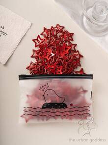 Non-Slip Hair Clips, 3cm Red & Pink Decorative Hair Clips For Daily And Party Hairstyles, Hair Accessories Set, Hair Clips, Hair Styling Tools, Bun And Hair Clips (50pcs/20pcs/10pcs/5pcs),Hair Slide - Red - View 7